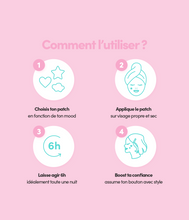 3 x 24 Patchs Boutons holo