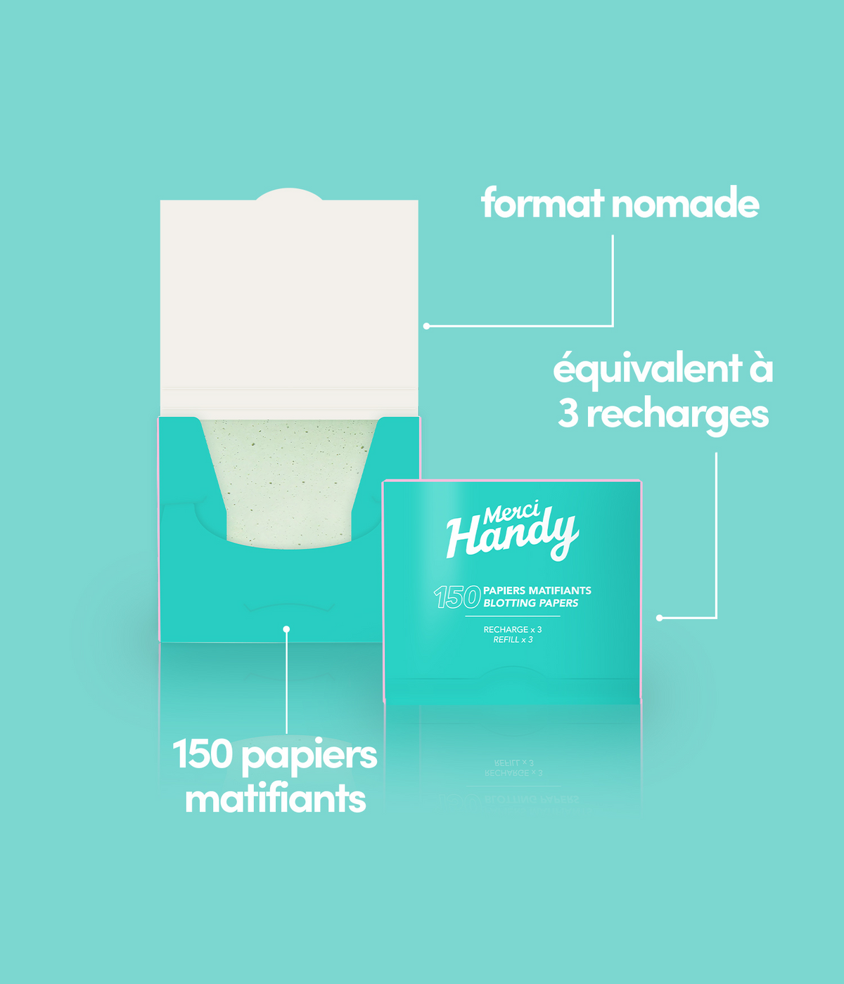 Blotting Paper + 150-Sheet Refill