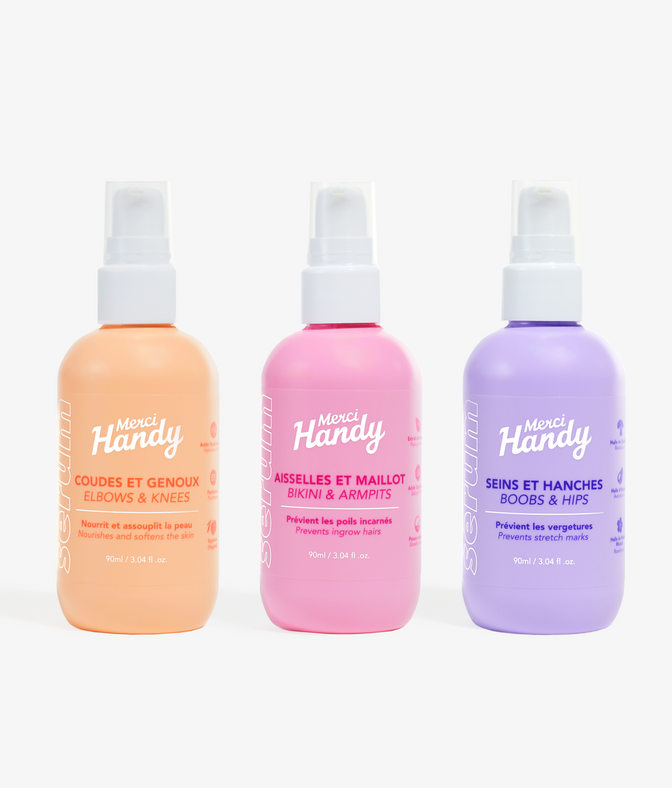 Body Serums TRIO - Hair, Stretch Marks & Dry Areas