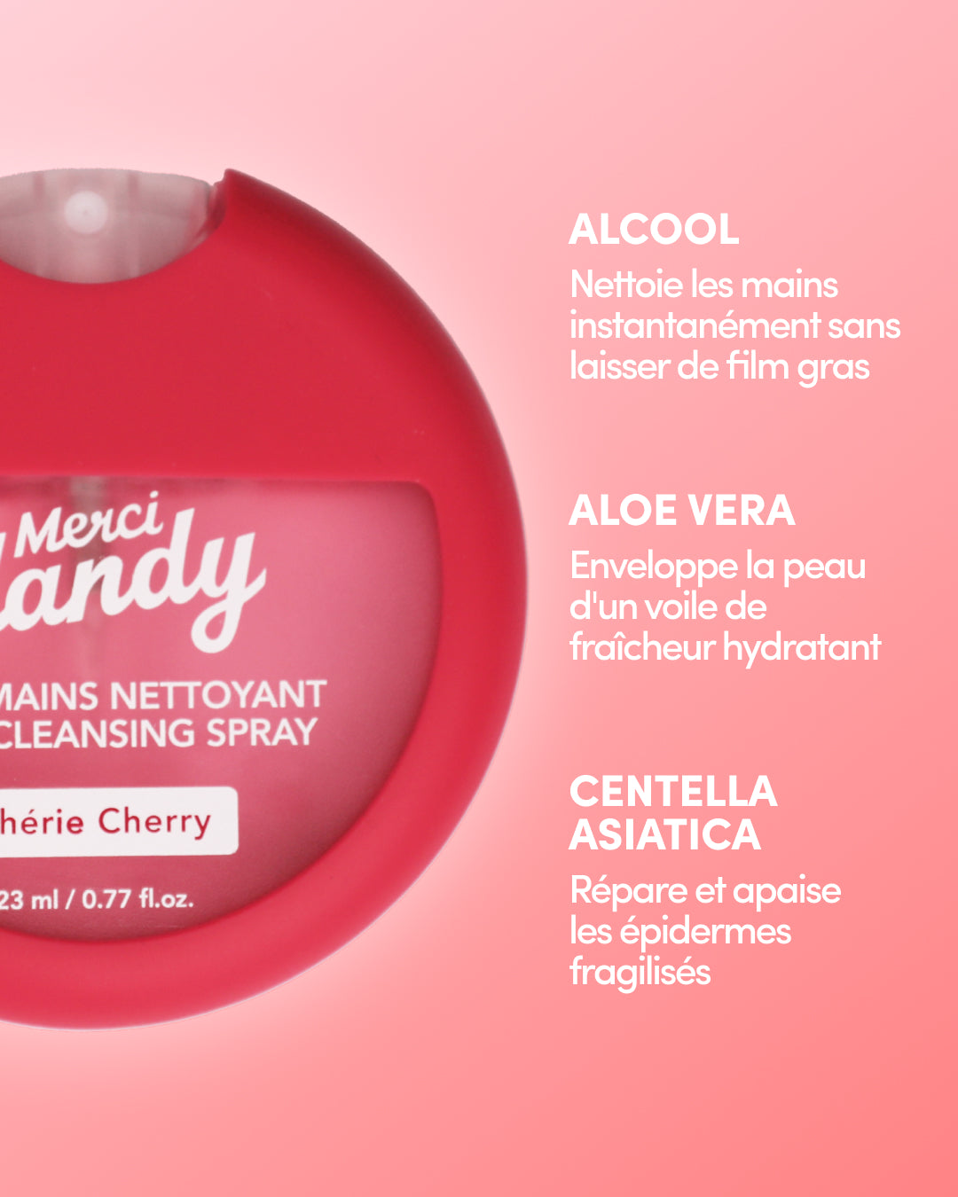 Chérie Cherry Hand Cleansing Spray