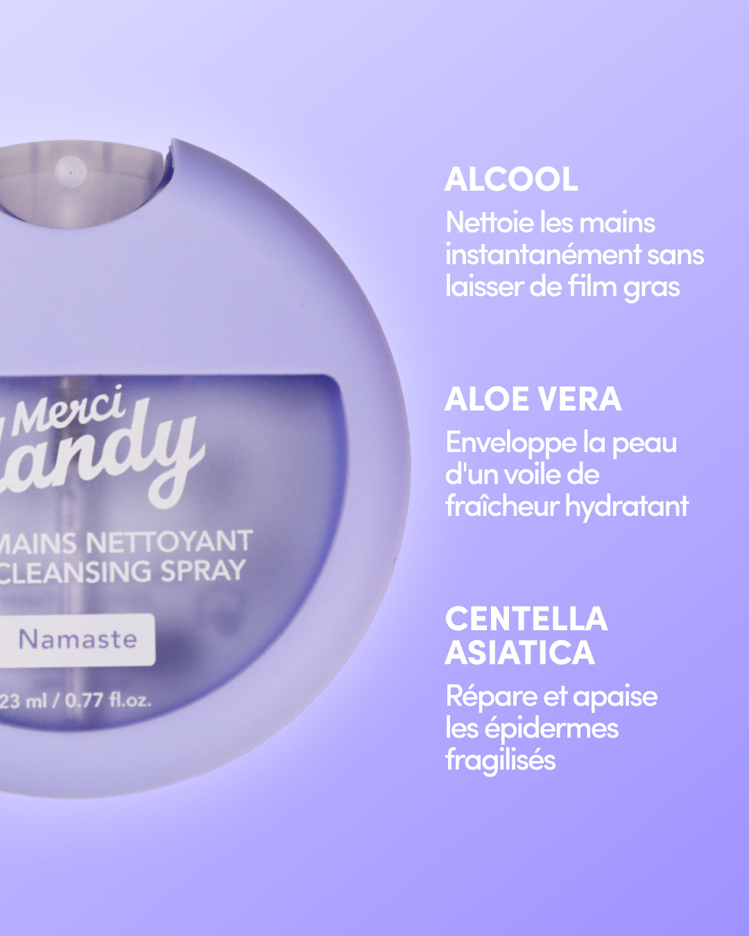 5 x Hand Cleansing Sprays + 5 x Charms
